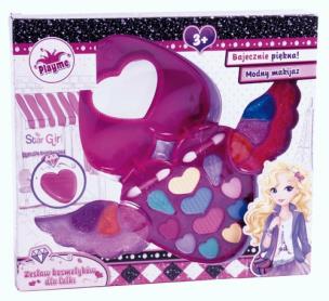 Opakowanie Playme Zestaw kosmetyków dla lalek w kształcie serca