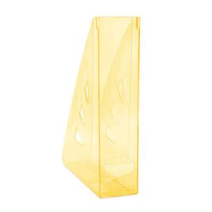 Opakowanie Pojemnik na dokumenty ażurowy A4 transparentny pomarańczowy Office Products