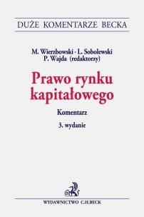 Okładka książki Prawo rynku kapitałowego Komentarz