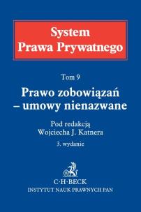 Opakowanie Prawo zobowiązań umowy nienazwane Tom 9