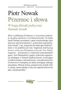 Okładka książki Przemoc i słowa. W kręgu filozofii politycznej...