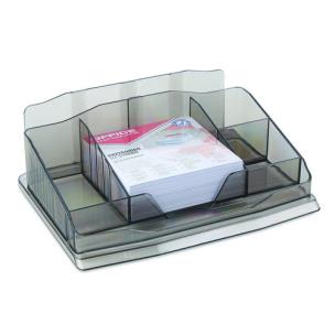 Opakowanie Przybornik na biurko z karteczkami plastik dymny Office Products