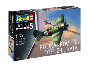 Opakowanie Samolot. Polikarpov I-16 type 24 Rata