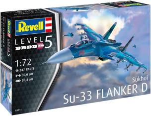 Opakowanie Samolot. Sukhoi Su-33 Flanker D