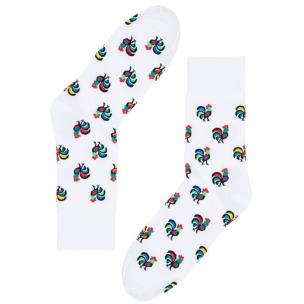 Opakowanie Skarpety damskie - rosz.35-37 koguty białe