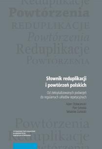 Okładka książki Słownik reduplikacji i powtórzeń polskich