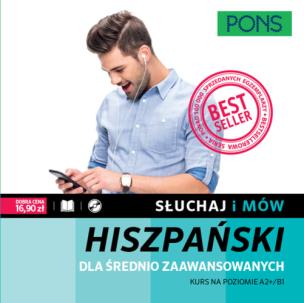 Okładka książki Słuchaj i mów hiszpański kurs średnio zaawansowany +CD