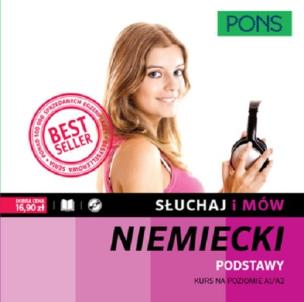 Okładka książki Słuchaj i mów niemiecki kurs podstawowy +CD