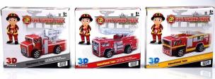 Straż pożarna model do złożenia 3D - pullback. Wydawca: Moneks. Multiszop.pl Opakowanie Straż pożarna model do złożenia 3D - pullback