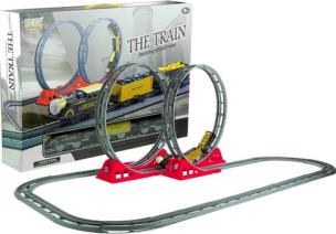 Opakowanie Szybka kolejka z wagonami Tory Pętle 136 cm Jeździ