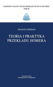 Okładka książki Teoria i praktyka przekładu Homera