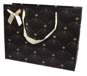 Opakowanie Torba prezentowa L czarna 0026