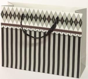 Opakowanie Torba prezentowa M paski 0307-03