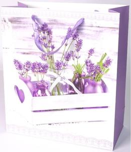 Opakowanie Torebka prezentowa L lawenda 0283-02