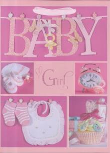 Opakowanie Torebka prezentowa M Baby Girl 1328-01