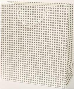 Opakowanie Torebka prezentowa M kwdraty 0277-02