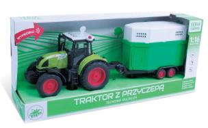 Opakowanie Traktor z przyczepą do przewożenia koni