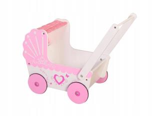 Opakowanie Tree Toys Drewniany wózek z Bali dla lali
