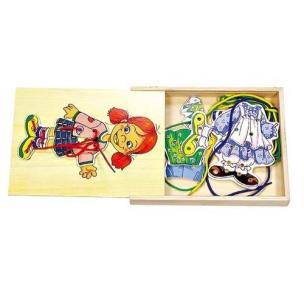 Opakowanie Układanka drewniana Dziewczynka