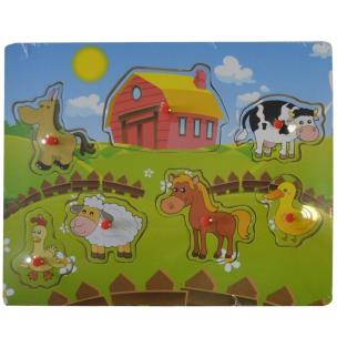 Opakowanie Układanka drewniana zwierzęta 62385