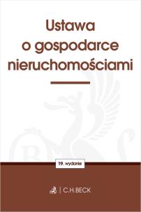 Okładka książki Ustawa o gospodarce nieruchomościami