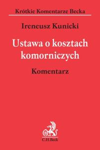 Okładka książki Ustawa o kosztach komorniczych Komentarz
