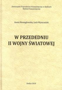 Okładka książki W przededniu II wojny światowej