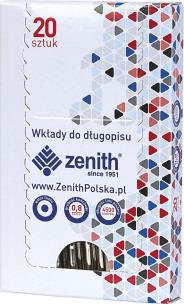 Opakowanie Wkład do długopisu 4/20 niebieski (20szt) ZENITH