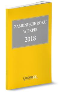 Okładka książki Zamknięcie roku 2018 w PKPiR