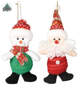 Opakowanie Zawieszka Mikołaj Bałwanek 15 cm