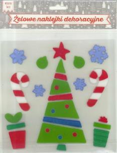 Opakowanie Żelowe naklejki dekoracyjne - BN chionka