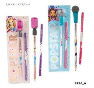 Opakowanie ZESTAW 2 OŁÓWKÓW Z GUMKĄ MIKROFONEM TOPMODEL