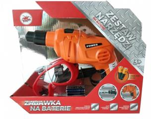 Opakowanie Zestaw narzędzi z wiertarką