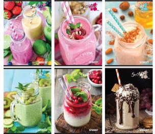 Opakowanie Zeszyt A5/54K linia Smothie (10szt) STREET