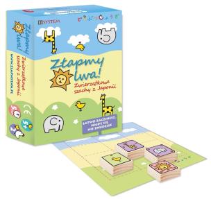 Złapmy Lwa! Zwierzątkowe szachy z Japonii. Wydawca: EI System. Multiszop.pl Opakowanie Złapmy Lwa! Zwierzątkowe szachy z Japonii