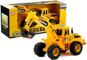 Opakowanie Żółta koparka podnoszone ramię wolne koło 48 cm