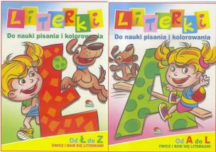 Okładka książki (158) Literki. Do nauki pisania i kolorowania MIX