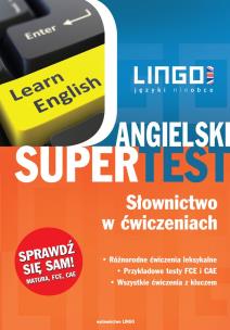 Okładka książki Angielski Supertest. Słownictwo w ćwiczeniach