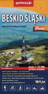 Okładka książki Beskid Śląski - jak mapa sztabowa - 1:25 000 wyd. VI