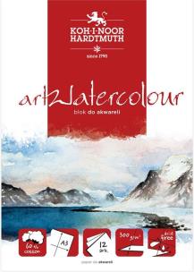Opakowanie Blok akwarelowy artwatercolour A3 12 kartek 300G.