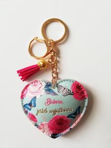 Opakowanie Breloczek do kluczy, Babciu jesteś wyjątkowa, serce, morski