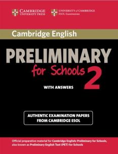 Opakowanie Cambridge English Preliminary for Schools 2 Student's Book with Answers