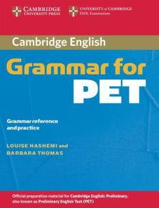 Okładka książki Cambridge Grammar for PET