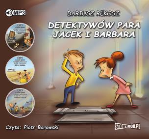 Okładka książki CD MP3 PAKIET DETEKTYWÓW PARA JACEK I BARBARA
