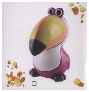 Opakowanie Ceramiczna skarbonka Tukan B mix 3 kolory