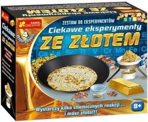 Ciekawe eksperymenty ze złotem. Wydawca: Ranok-Creative. Multiszop.pl Opakowanie Ciekawe eksperymenty ze złotem