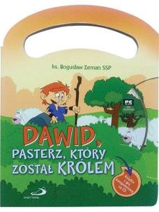 Okładka książki Dawid, pasterz, który został królem + CD gra Dawid