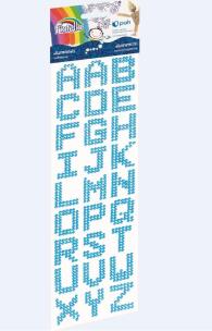 Opakowanie Diamenciki samoprzyl. literki niebieskie FIORELLO