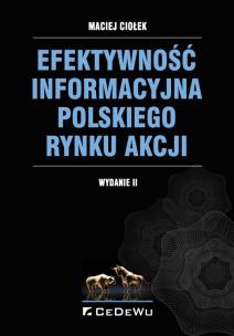 Okładka książki Efektywność informacyjna polskiego rynku akcji