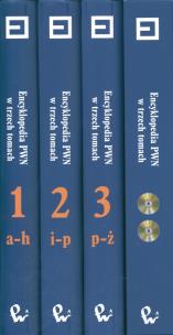 Opakowanie Encyklopedia PWN w trzech tomach +2CD